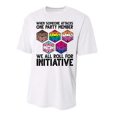 When Someone Attacks One Party Member We All Roll For Initiative Performance Sprint T-Shirt