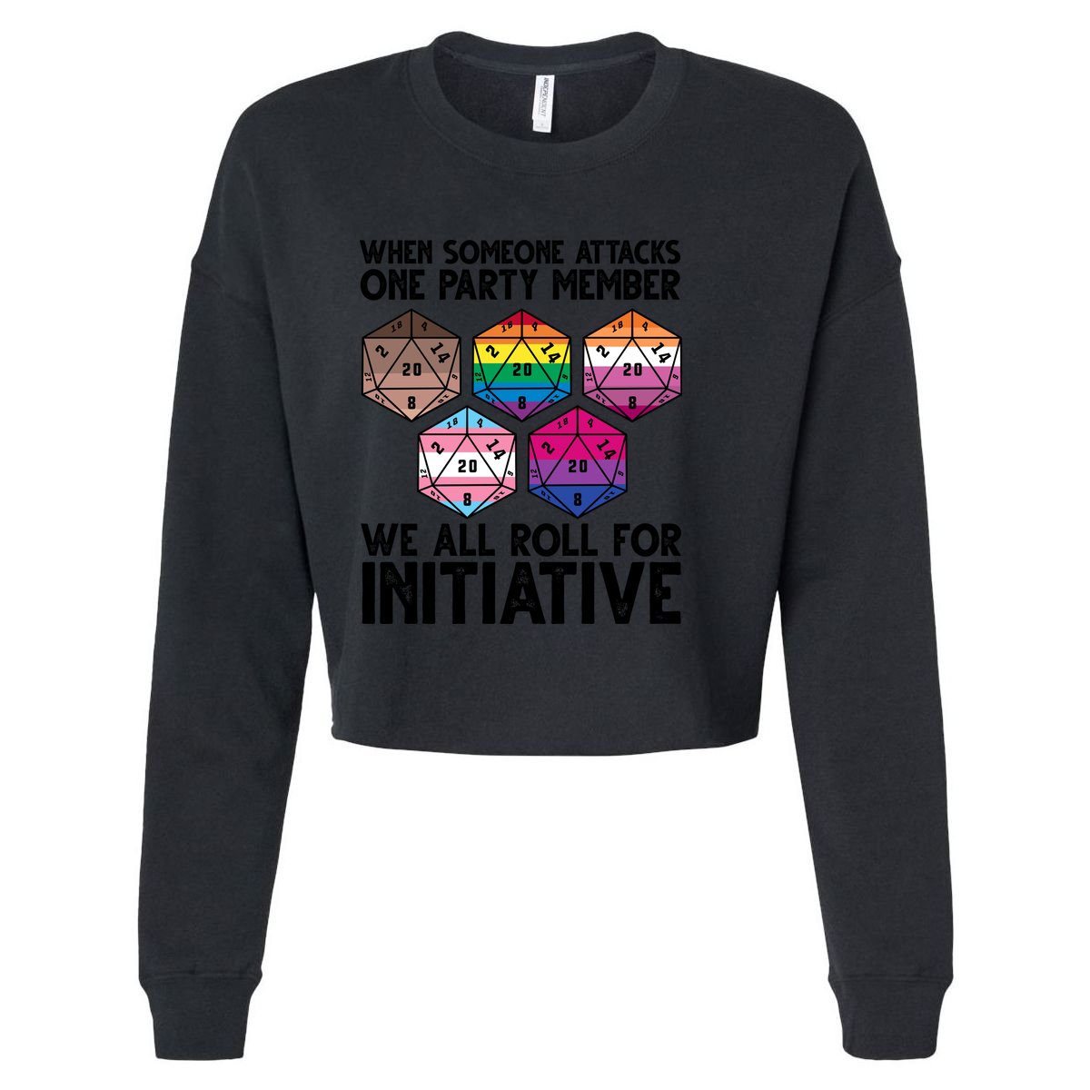 When Someone Attacks One Party Member We All Roll For Initiative Youth Performance Sprint T-Shirt