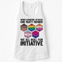 When Someone Attacks One Party Member We All Roll For Initiative Womens Tank Top