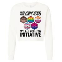 When Someone Attacks One Party Member We All Roll For Initiative Cropped Pullover Crew