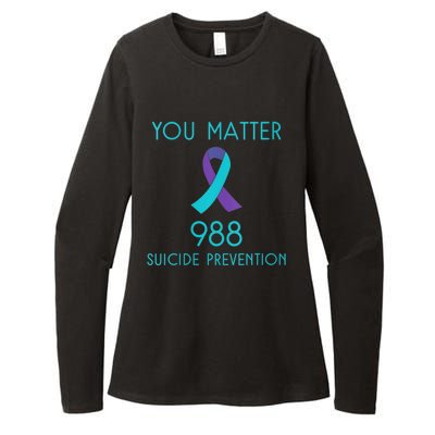 Womens Suicide Awareness 988 Shirt Suicide Prevention 988 Shirt Womens CVC Long Sleeve Shirt