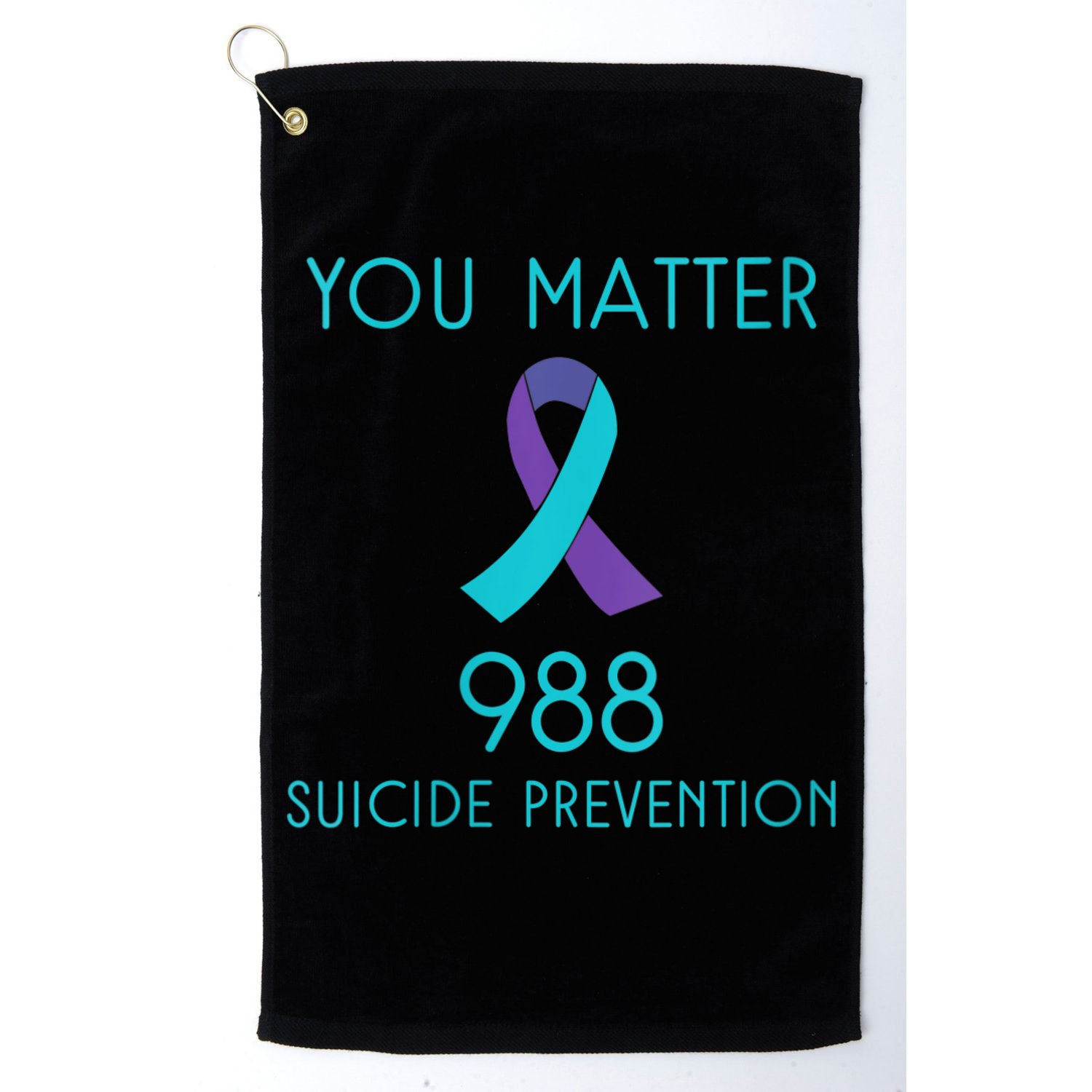 Womens Suicide Awareness 988 Shirt Suicide Prevention 988 Shirt Golf Towel