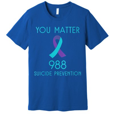 Womens Suicide Awareness 988 Shirt Suicide Prevention 988 Shirt Premium T-Shirt