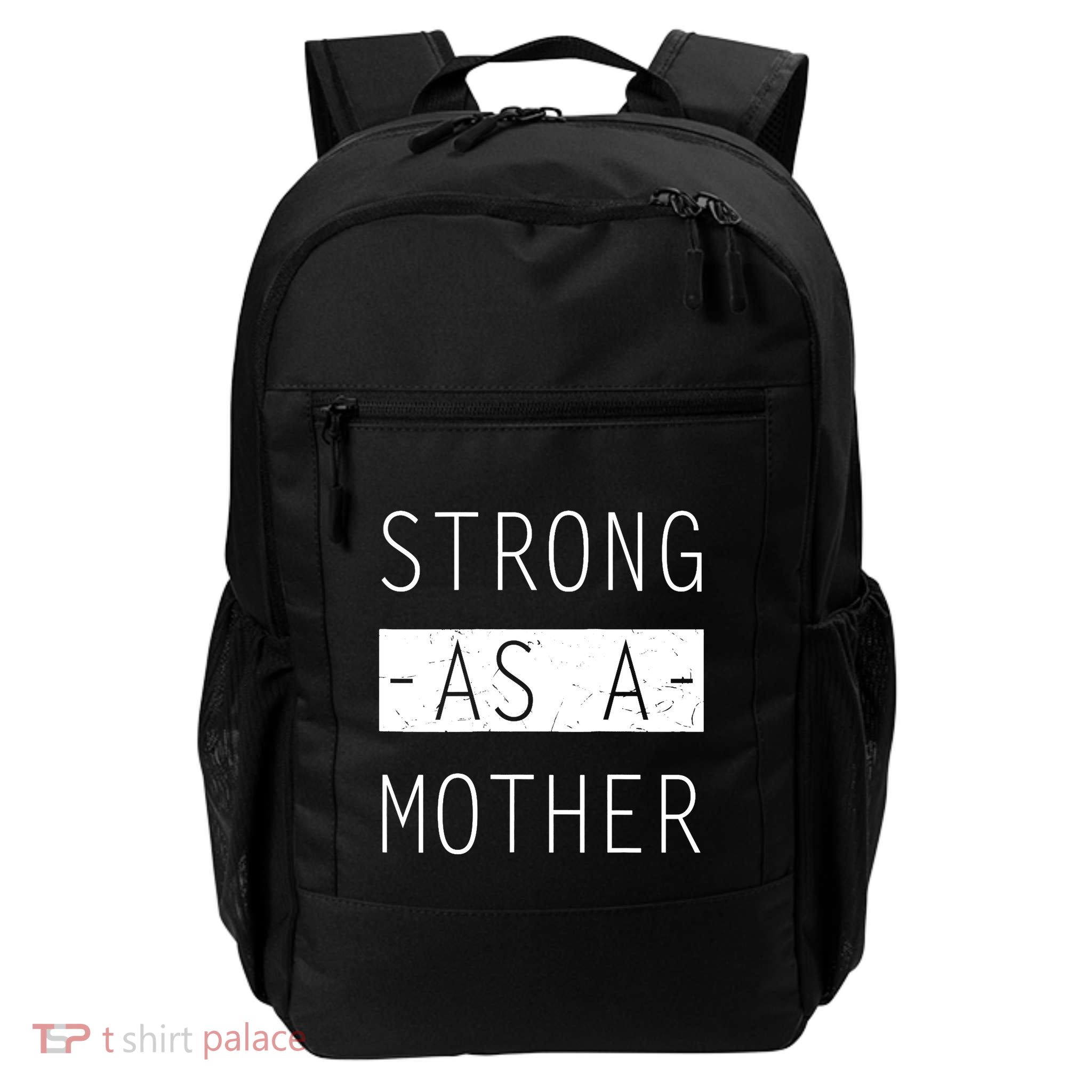 Wo Strong As A Mother Cute Tee For Mom Mothers Day Quotes Tank Top Backpack