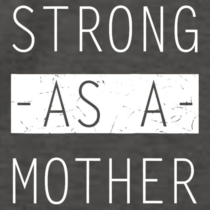 Wo Strong As A Mother Cute Tee For Mom Mothers Day Quotes Tank Top Vector Backpack