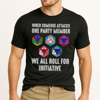When Someone Attacks One Party Member D20 Dice Lgbtq Ally Cooling Performance Crew T-Shirt