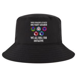 When Someone Attacks One Party Member D20 Dice Lgbtq Cool Comfort Performance Bucket Hat