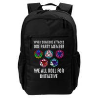 When Someone Attacks One Party Member D20 Dice Lgbtq Daily Commute Backpack