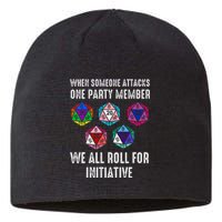 When Someone Attacks One Party Member D20 Dice Lgbtq Sustainable Beanie