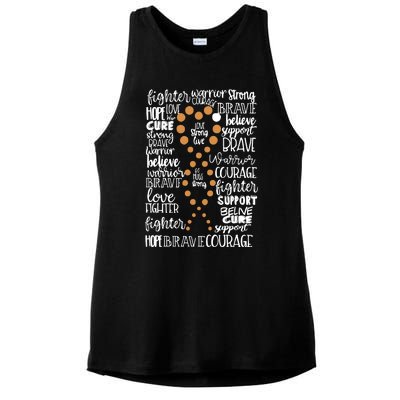 Wiedemann Syndrome Awareness Health Care Ladies PosiCharge Tri-Blend Wicking Tank