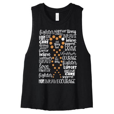 Wiedemann Syndrome Awareness Health Care Women's Racerback Cropped Tank