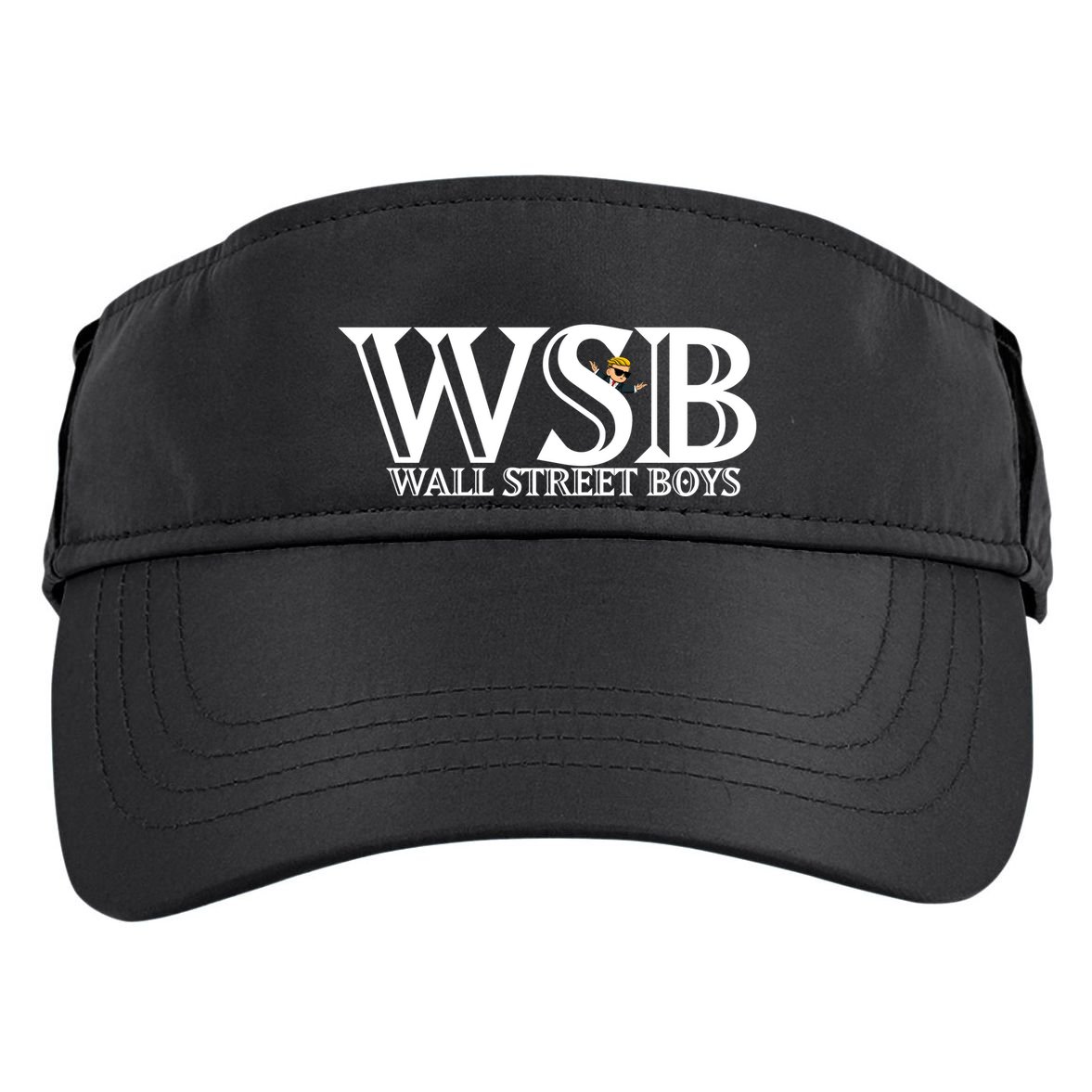 WSB Wall Street Boys  Adult Drive Performance Visor