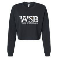 WSB Wall Street Boys  Cropped Pullover Crew