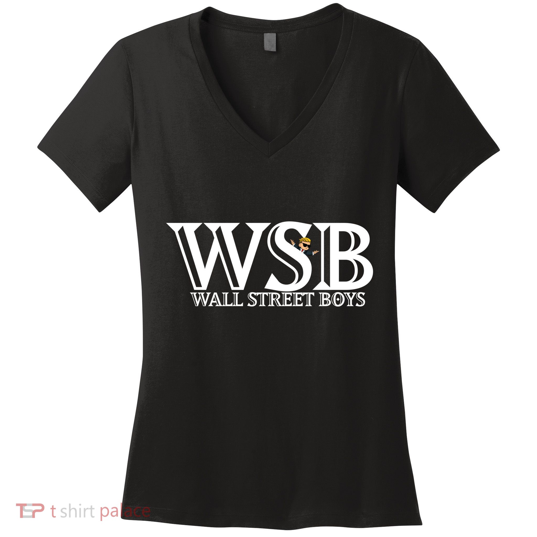 WSB Wall Street Boys  Women's V-Neck T-Shirt