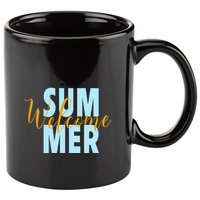 Welcome Summer | Beach Graphic Tops Summer Vacation 11oz C Handle Ceramic Mug