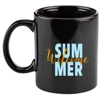 Welcome Summer | Beach Graphic Tops Summer Vacation 11oz C Handle Ceramic Mug