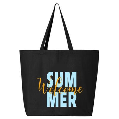 Welcome Summer | Beach Graphic Tops Summer Vacation 25L Jumbo Tote