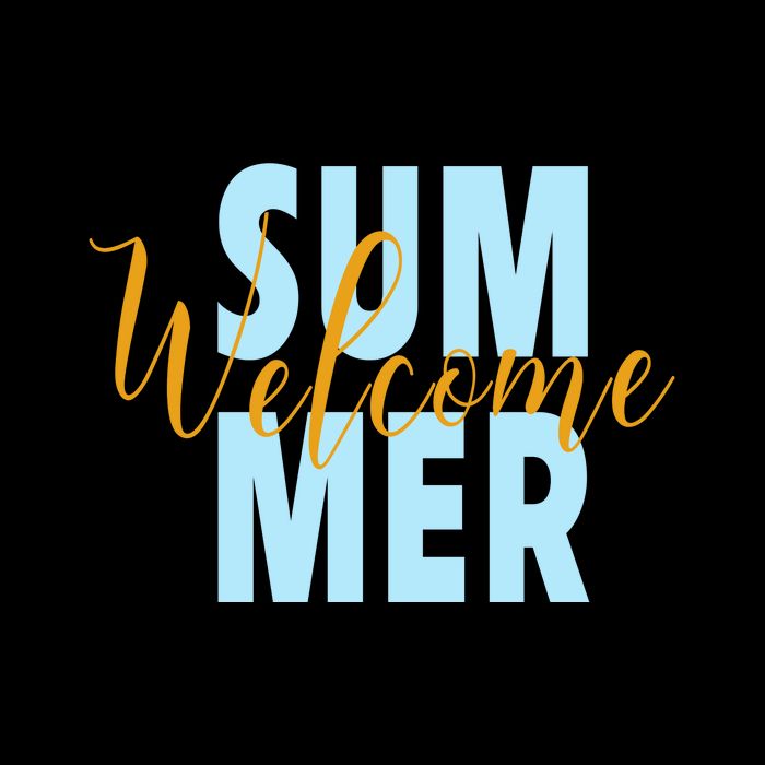 Welcome Summer | Beach Graphic Tops Summer Vacation Tie-Dye T-Shirt