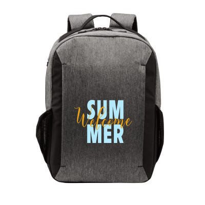 Welcome Summer | Beach Graphic Tops Summer Vacation Vector Backpack