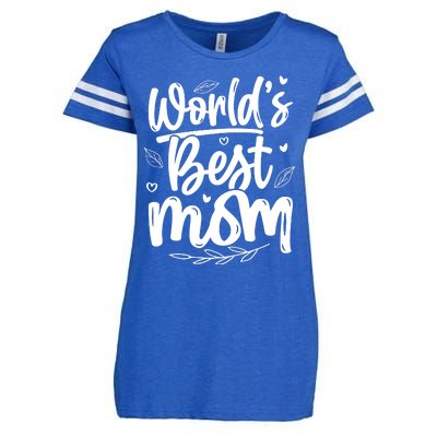 World S Best Mom Enza Ladies Jersey Football T-Shirt