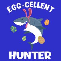 White Shark Bunny Eggfunny Giftcellent Hunter Funny Easter Cute Gift Womens T-Shirt