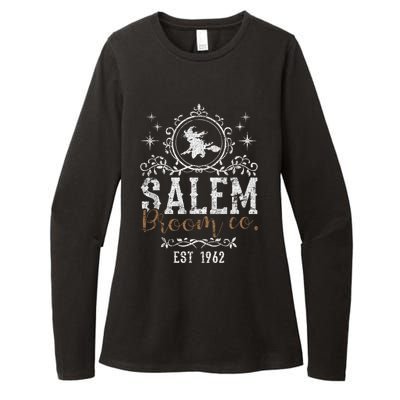 Witches Salem Broom Company Grunge Halloween S Witch Gift Womens CVC Long Sleeve Shirt