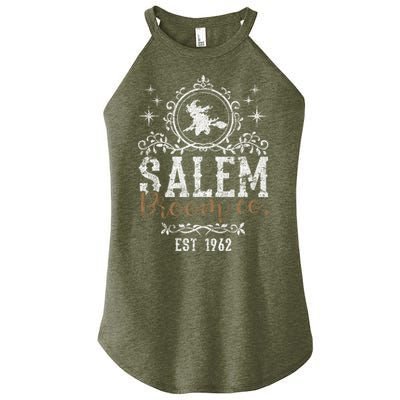 Witches Salem Broom Company Grunge Halloween S Witch Gift Women's Perfect Tri Rocker Tank