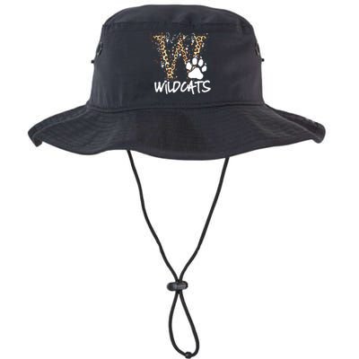 Wildcats Spirit Bold Letter W And Paw Legacy Cool Fit Booney Bucket Hat