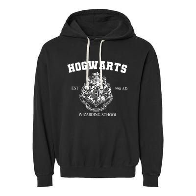 Wizarding School Bookish Garment-Dyed Fleece Hoodie