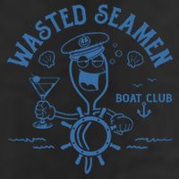 Wasted Seamen Boat Club 7 Panel Mesh Trucker Snapback Hat