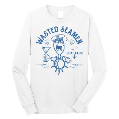 Wasted Seamen Boat Club Long Sleeve Shirt
