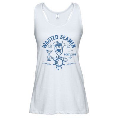 Wasted Seamen Boat Club Ladies Essential Flowy Tank