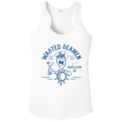 Wasted Seamen Boat Club Ladies PosiCharge Competitor Racerback Tank