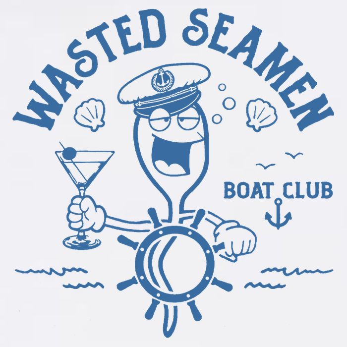 Wasted Seamen Boat Club Youth Performance Sprint T-Shirt