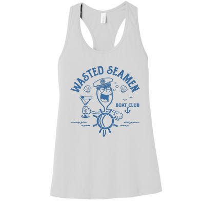 Wasted Seamen Boat Club Women's Racerback Tank