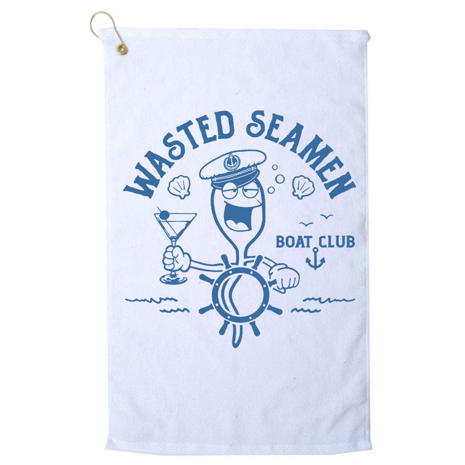 Wasted Seamen Boat Club Golf Towel