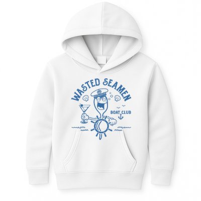 Wasted Seamen Boat Club Kids Hoodie