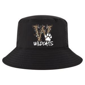 Wildcats Spirit Bold Letter W And Paw Print Cool Comfort Performance Bucket Hat