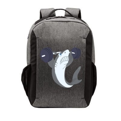 Weightlifing Shark Barbell Funny Workout Gym Weightlifter Vector Backpack