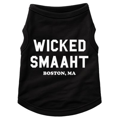 Wicked Smaaht Boston Ma Funny Boston Doggie Tank