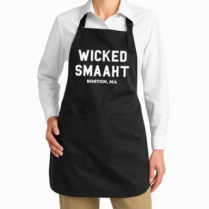 Wicked Smaaht Boston Ma Funny Boston Apron