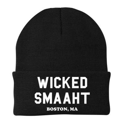 Wicked Smaaht Boston Ma Funny Boston Beanie