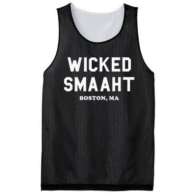 Wicked Smaaht Boston Ma Funny Boston Mesh Reversible Basketball Jersey Tank