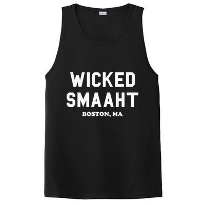 Wicked Smaaht Boston Ma Funny Boston PosiCharge Competitor Tank