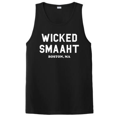 Wicked Smaaht Boston Ma Funny Boston PosiCharge Competitor Tank