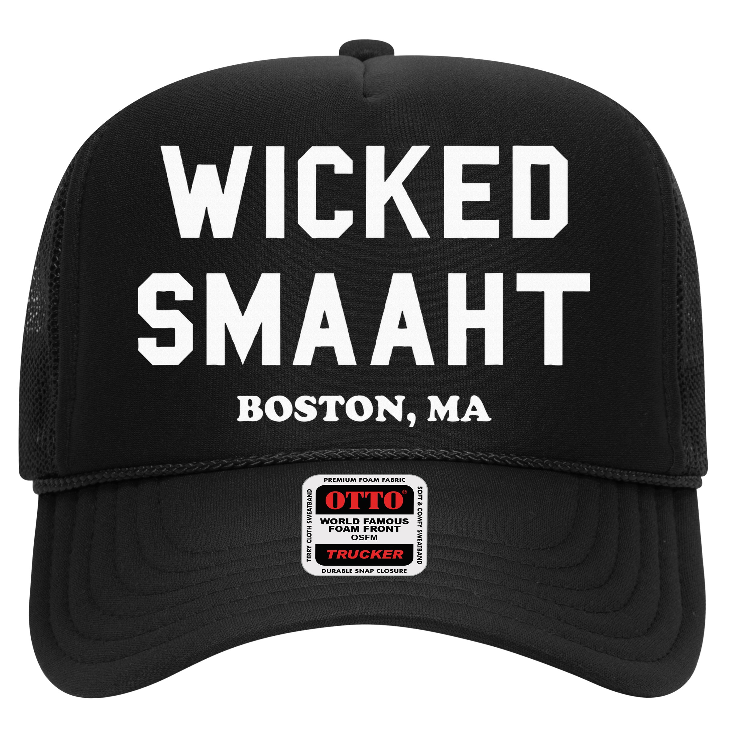 Wicked Smaaht Boston Ma Funny Boston Hat