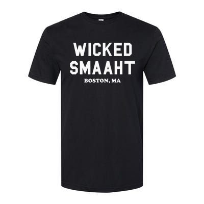 Wicked Smaaht Boston Ma Funny Boston Softstyle® CVC T-Shirt