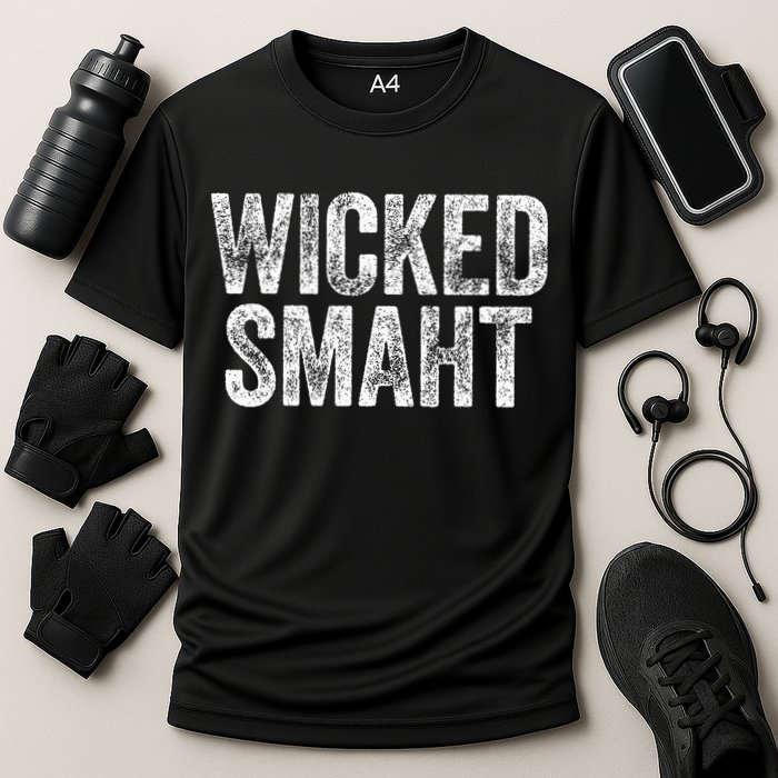 Wicked Smaht Boston Massachusetts Cooling Performance Crew T-Shirt