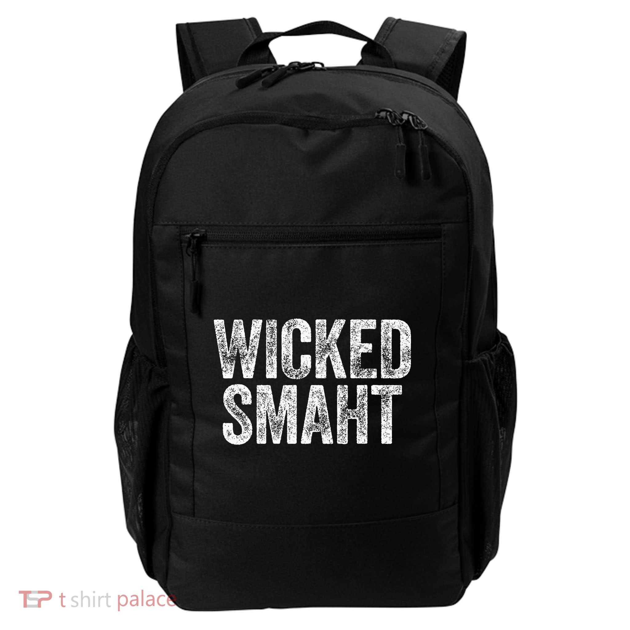 Wicked Smaht Boston Massachusetts Daily Commute Backpack