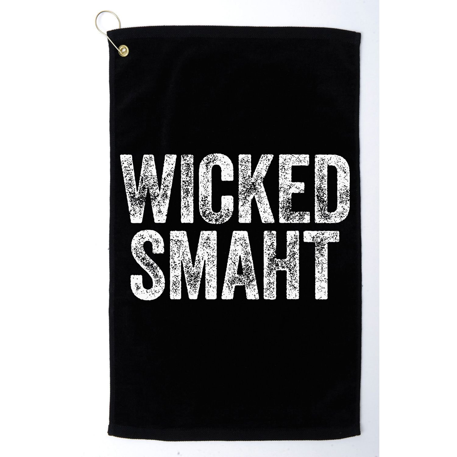Wicked Smaht Boston Massachusetts Golf Towel